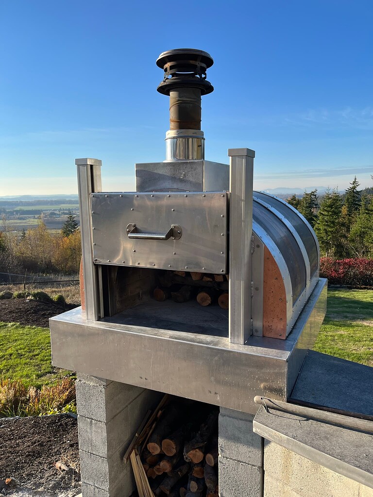 Custom Pizza Oven Door for the Mattone Barile Series pizza oven